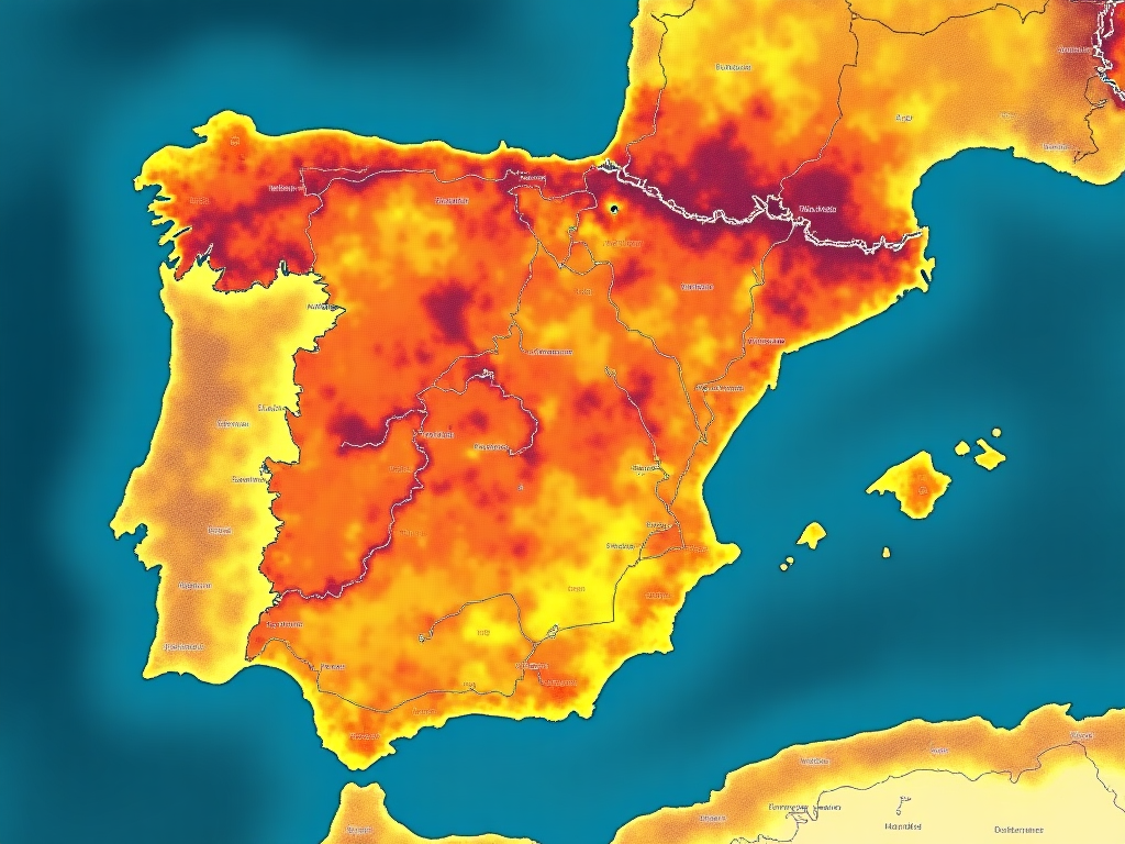 Mapa de cobertura de red 5G en España